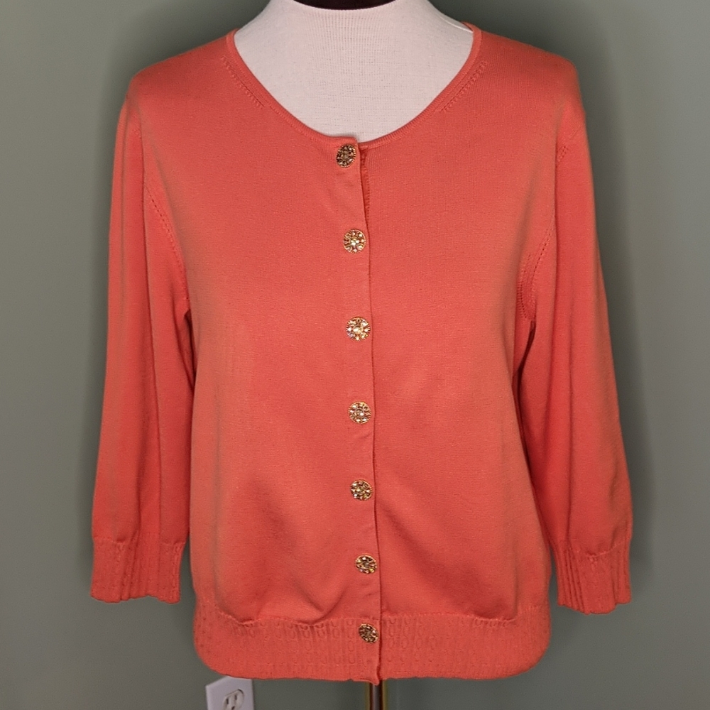 SIGRID OLSEN women's silk cardigan